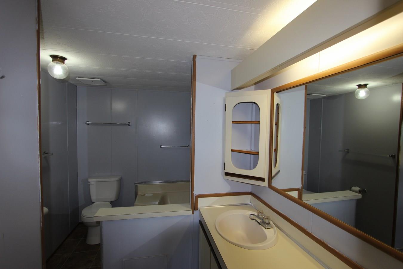 4311 Kedron Road Spring Hill, TN 37174 - Photo 3 of 19 a bathroom with a sink a toilet and mirror