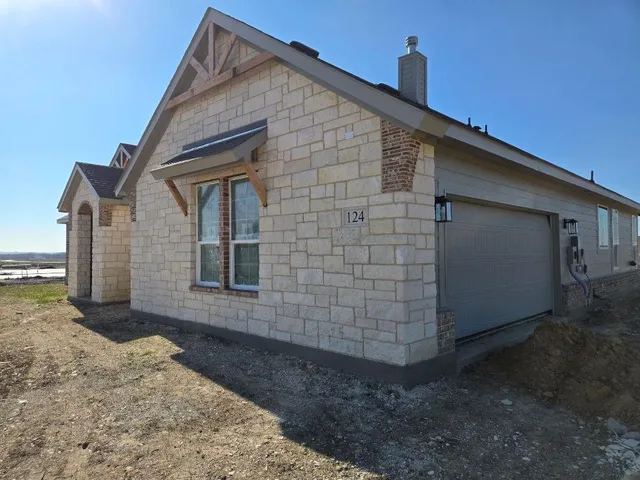 a backyard of a house