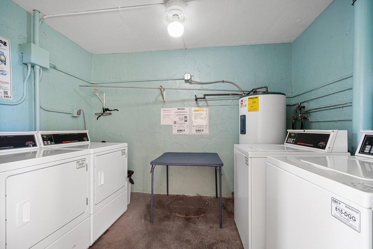 2615 Northeast 1st Court, Unit 303 Boynton Beach, FL 33435 - Photo 42 of 42 a utility room with dryer and washer