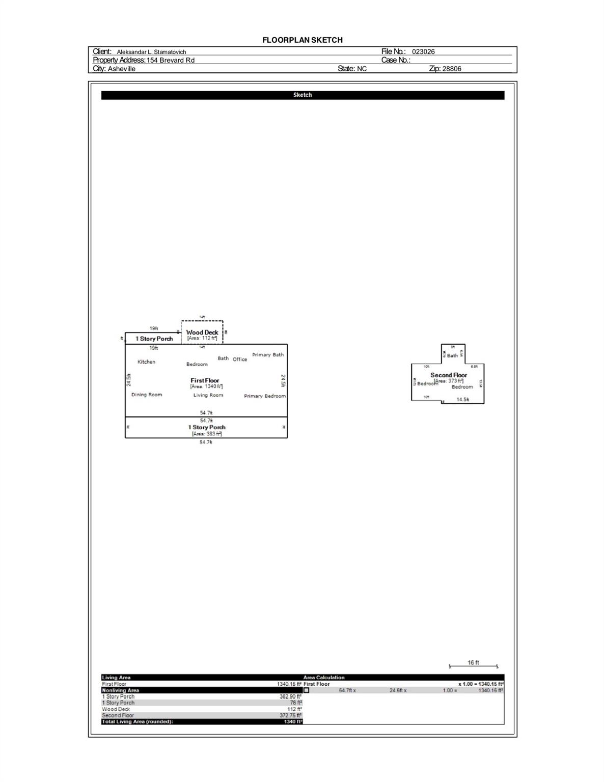 1545 Brevard Road Asheville, NC 28806 - Photo 42 of 43 a picture of a floor plan