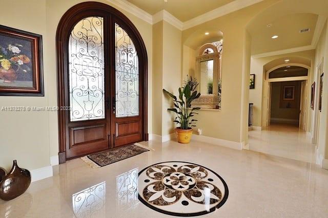 19349 Waters Edge Street Weston, FL 33332 - Photo 11 of 63 a view of hall way with furniture and front door