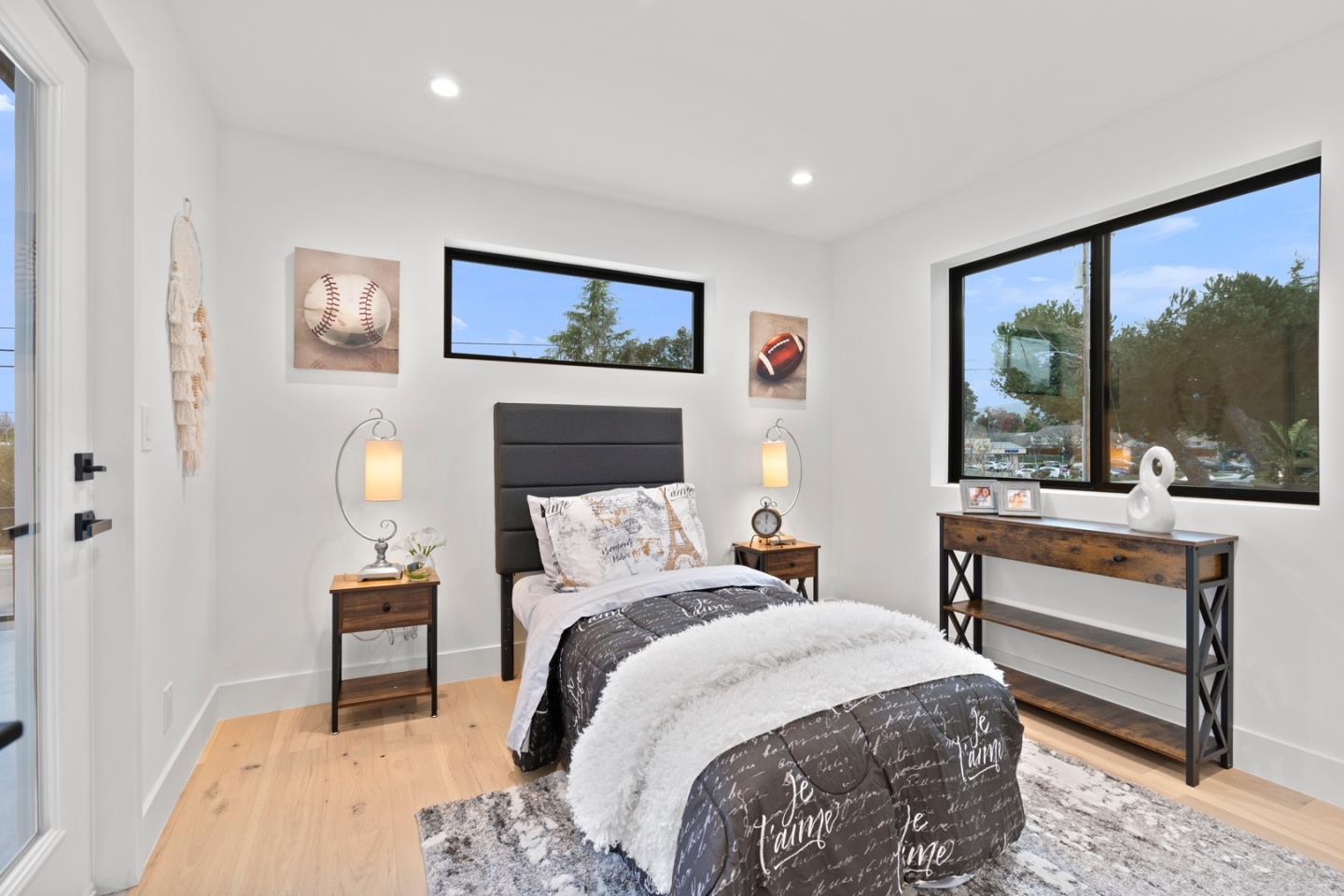 719 East Homestead Road Sunnyvale, CA 94087 - Photo 28 of 47 a bedroom with a bed and a large window