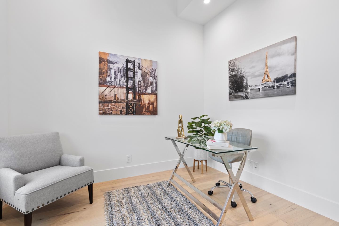 719 East Homestead Road Sunnyvale, CA 94087 - Photo 3 of 47 a view of a workspace with furniture