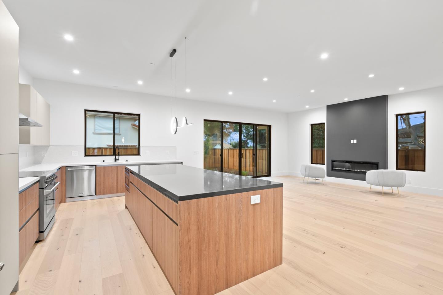 719 East Homestead Road Sunnyvale, CA 94087 - Photo 39 of 47 a large white kitchen with a large window