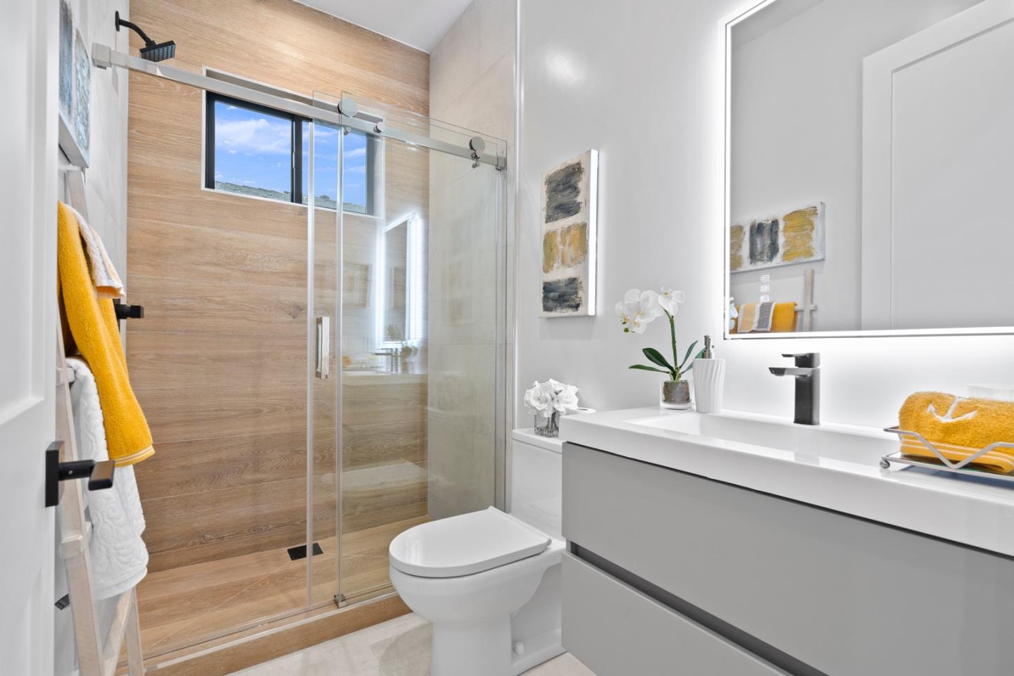 719 East Homestead Road Sunnyvale, CA 94087 - Photo 6 of 47 a bathroom with a sink toilet and shower