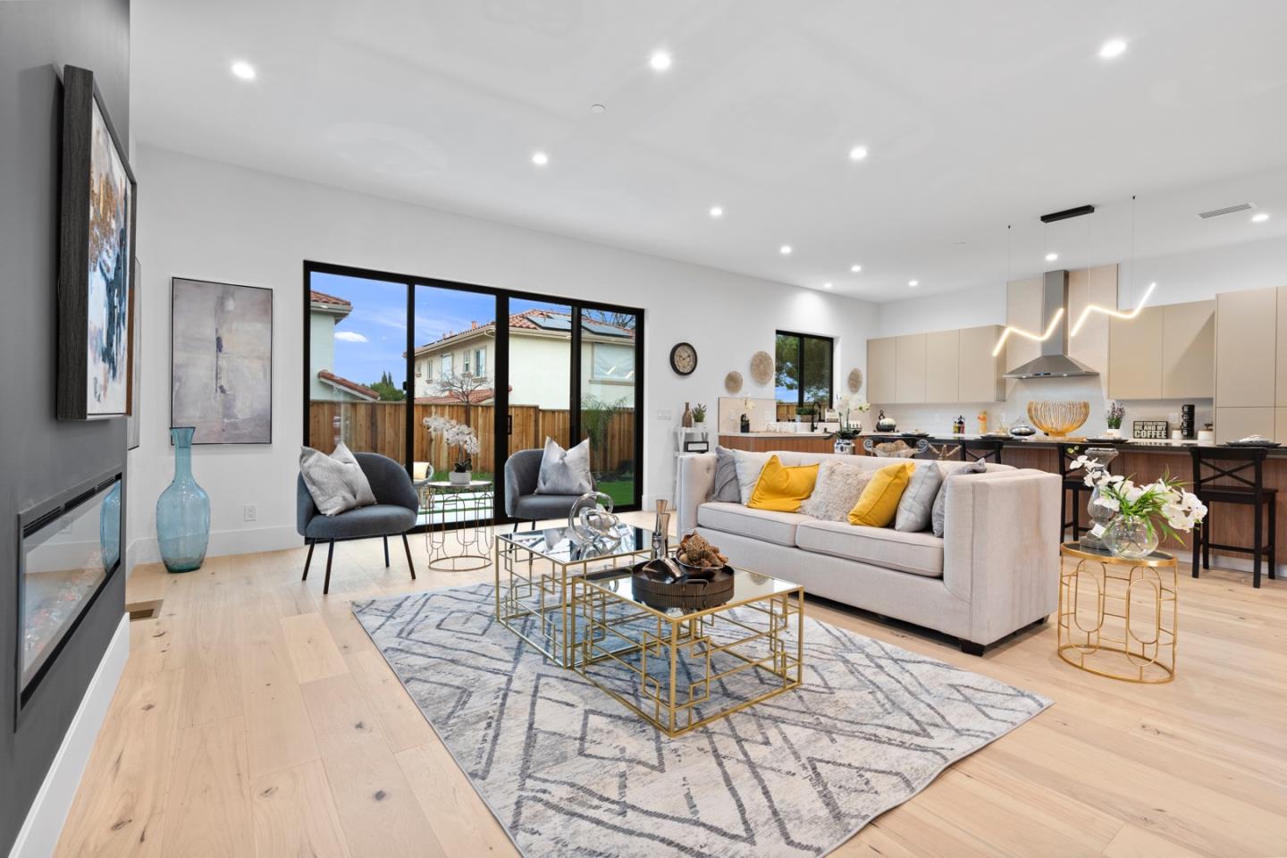 719 East Homestead Road Sunnyvale, CA 94087 - Photo 9 of 47 a living room with furniture and a large window
