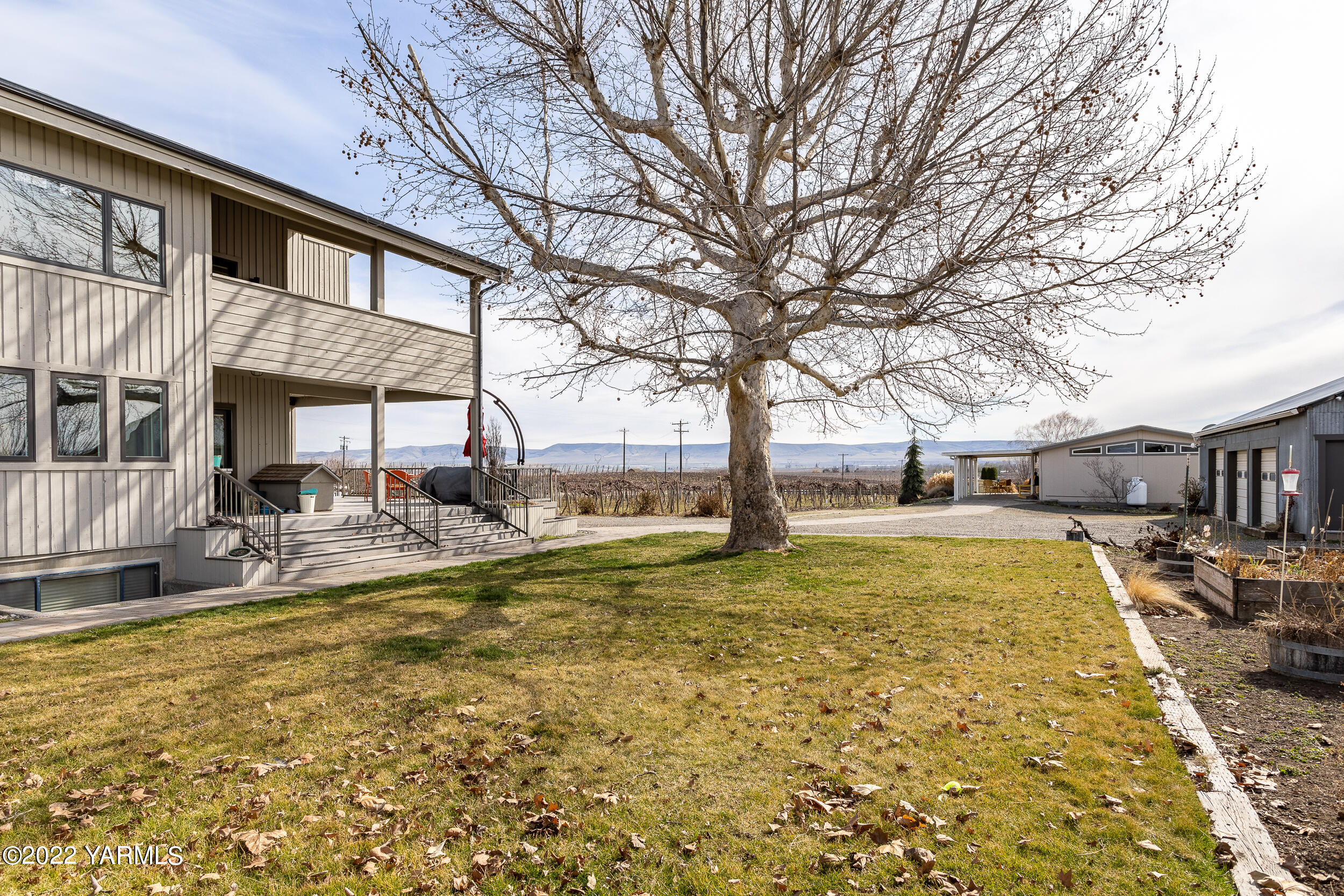 200 South Grey Road Mabton, WA 98935 - Photo 54 of 66 a view of yard with swimming pool and trees