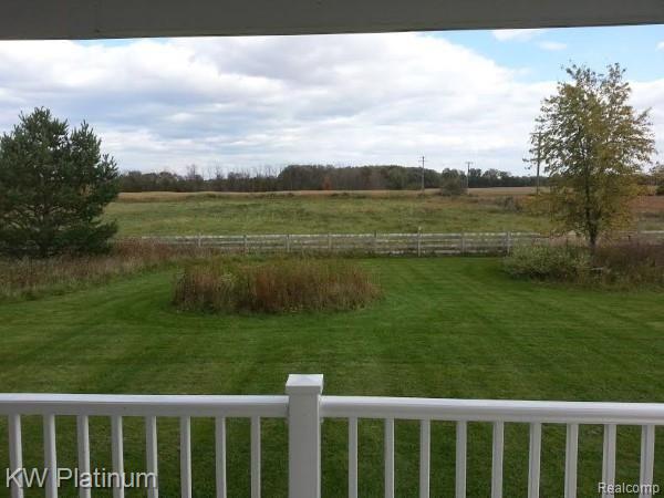VIEW FROM FRONT PORCH