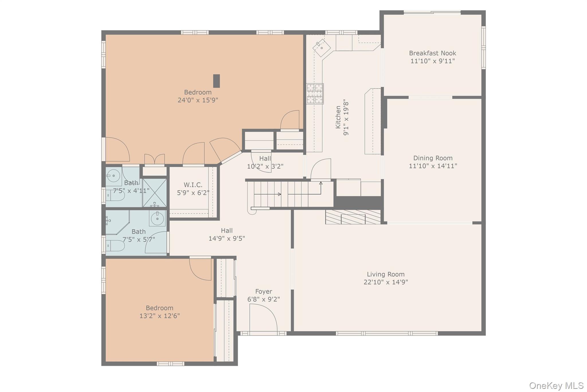 287 East Rockaway Road Hewlett, NY 11557 - Photo 23 of 25 a picture of a floor plan