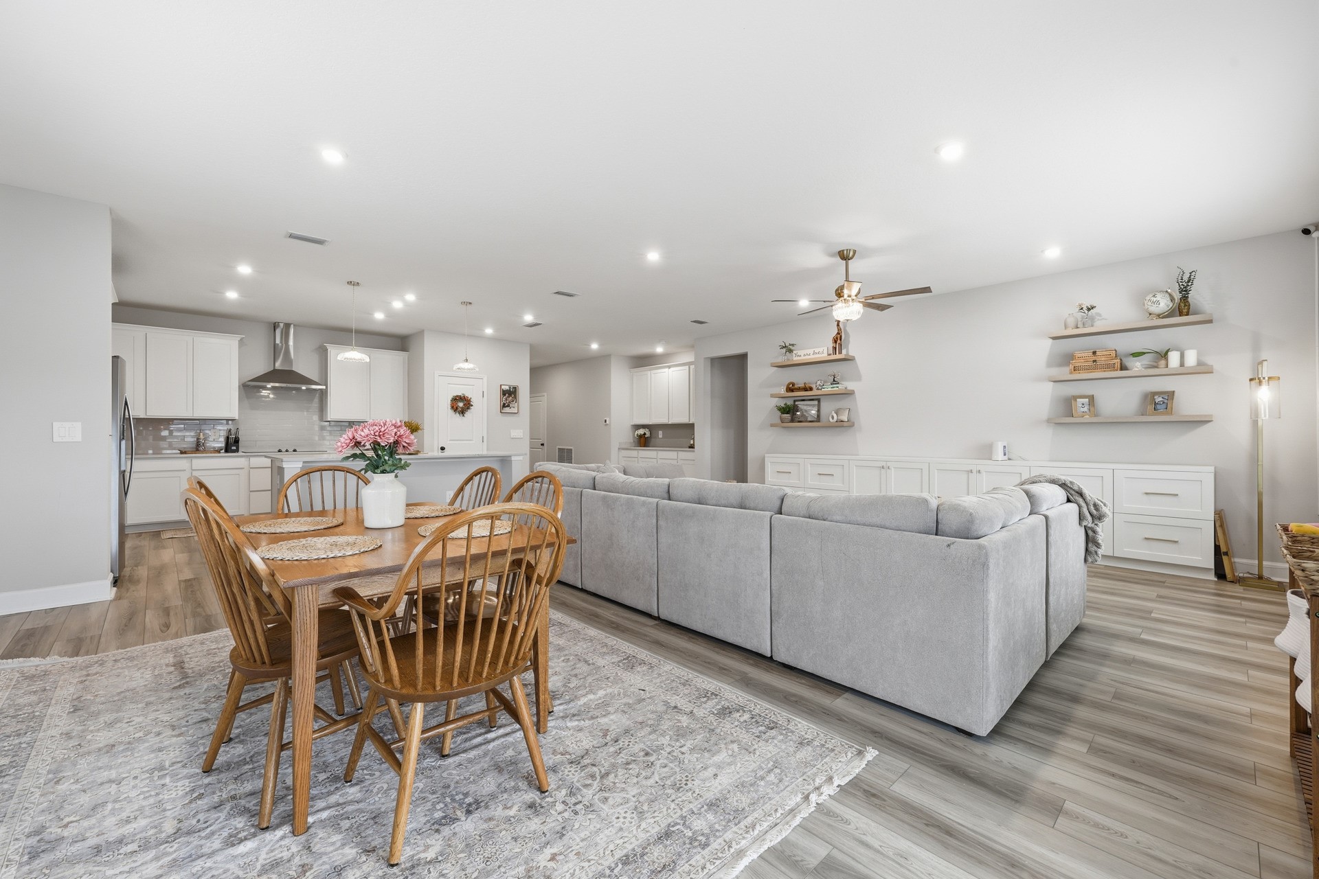 95026 Rocky Place Fernandina Beach, FL 32034 - Photo 11 of 53 a dining room with furniture and a view of kitchen
