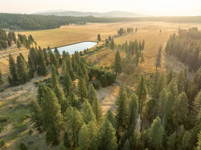 a view of lake and mountain