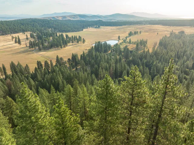 a view of a lake from a mountain