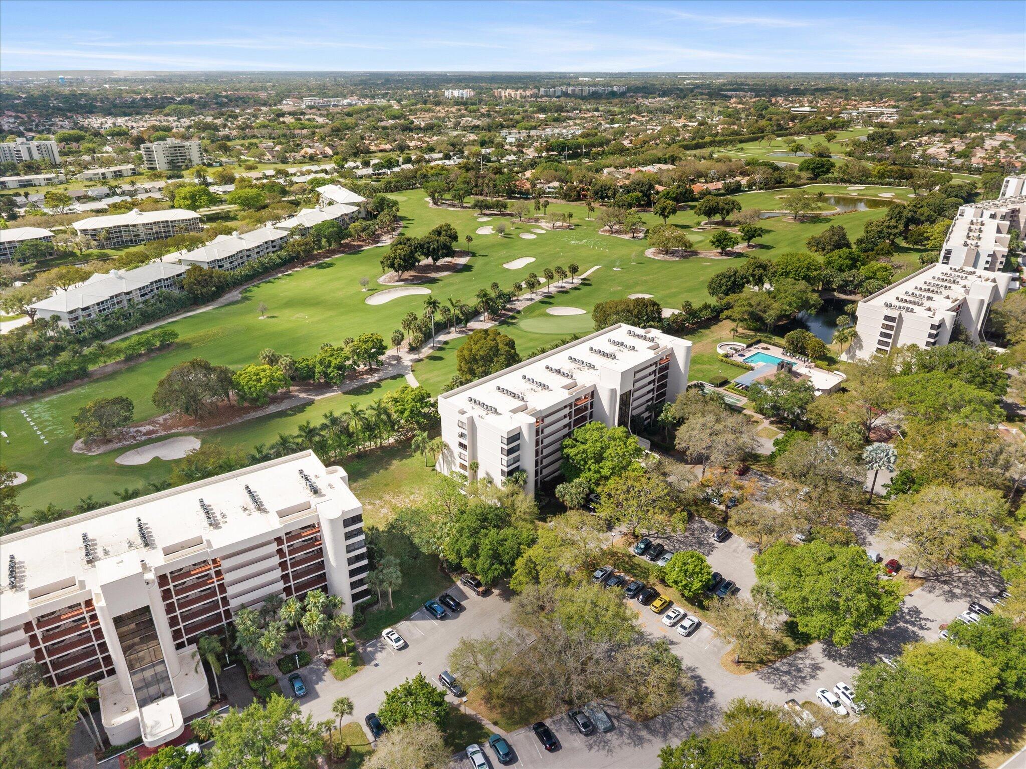 6420 Boca Del Mar Drive, Unit 201 Boca Raton, FL 33433 - Photo 23 of 45 an aerial view of residential houses with outdoor space and ocean view