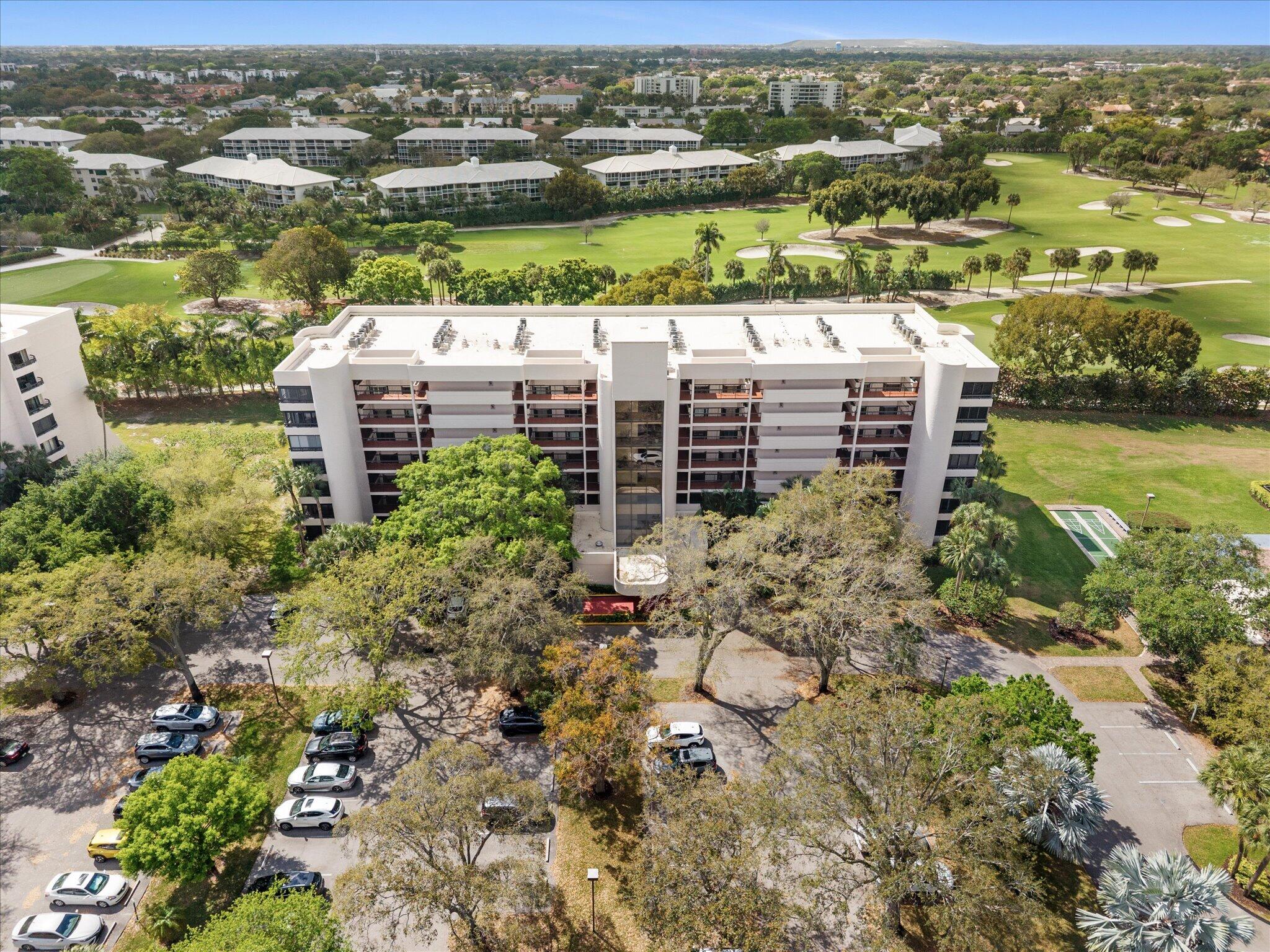 6420 Boca Del Mar Drive, Unit 201 Boca Raton, FL 33433 - Photo 37 of 45 an aerial view of residential houses with outdoor space