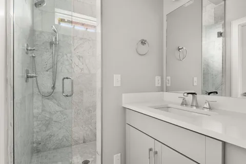 a view of entryway with a door