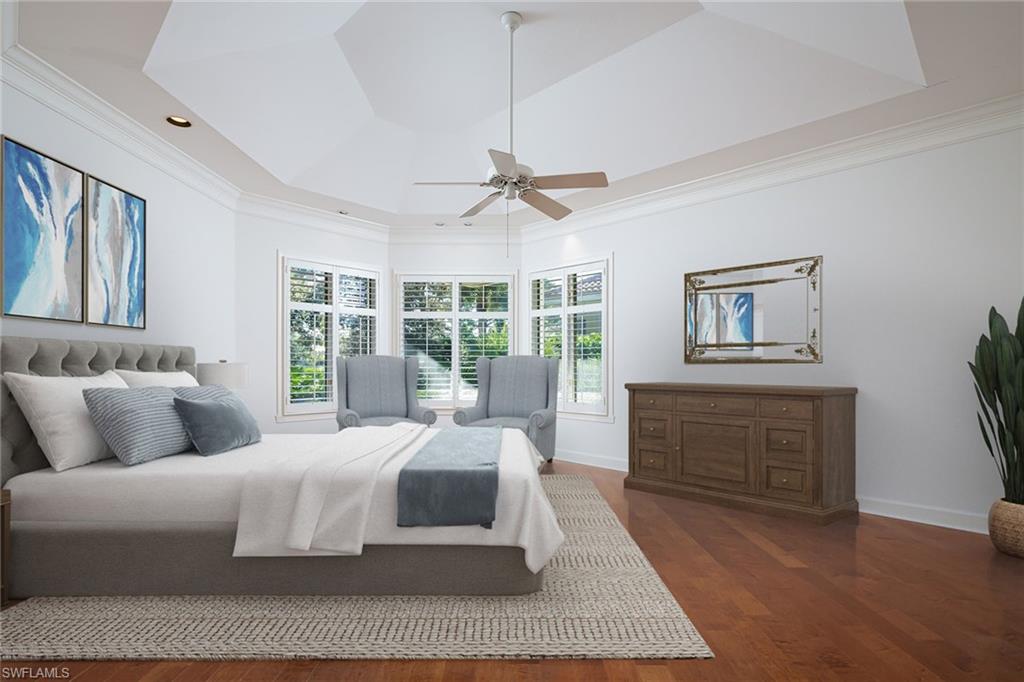 896 Barcarmil Way Naples, FL 34110 - Photo 18 of 45 a living room with furniture large window and a table