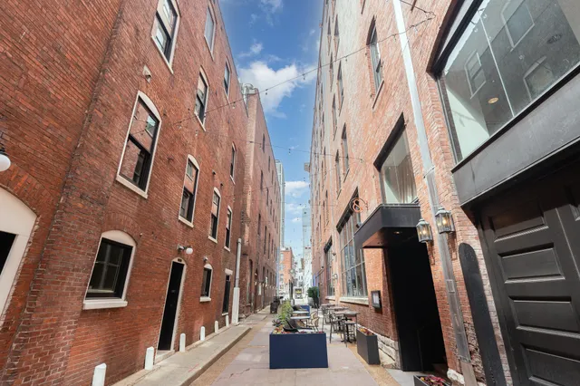 a view of an buildings with street