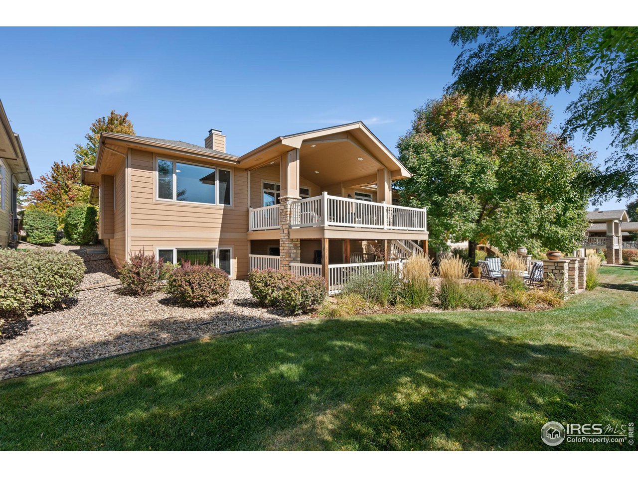 6747 Spanish Bay Drive Windsor, CO 80550 - Photo 22 of 30 a front view of a house with a yard