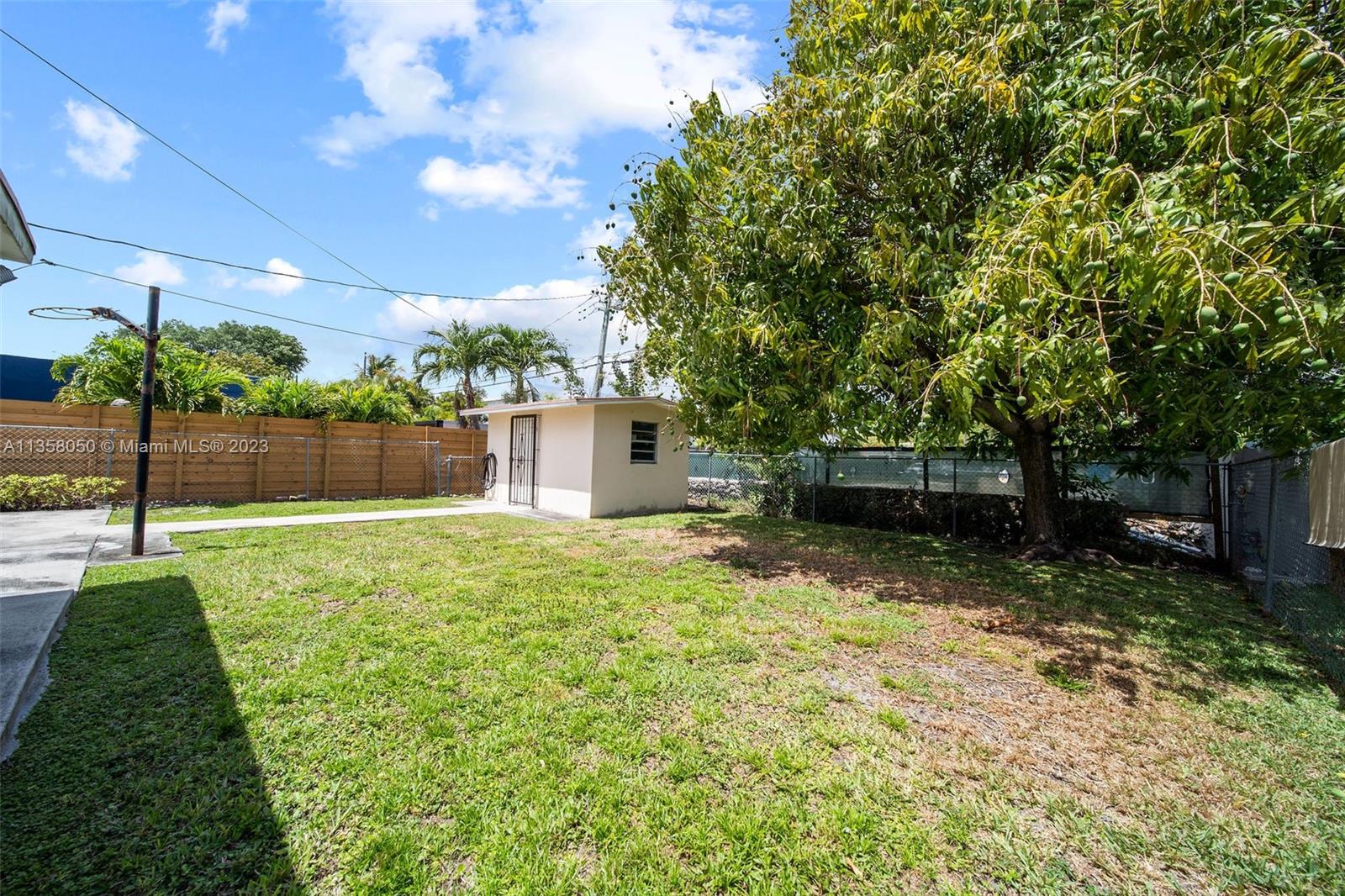 1911 Southwest 23rd Street Miami, FL 33145 - Photo 33 of 48 a view of a backyard with large trees and a plants