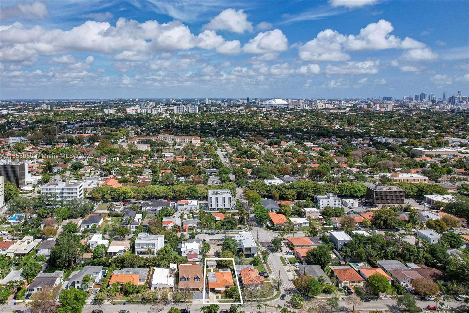 1911 Southwest 23rd Street Miami, FL 33145 - Photo 41 of 48 an aerial view of a city