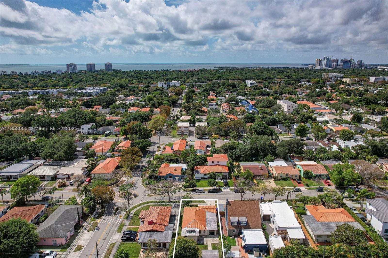 1911 Southwest 23rd Street Miami, FL 33145 - Photo 46 of 48 an aerial view of a city