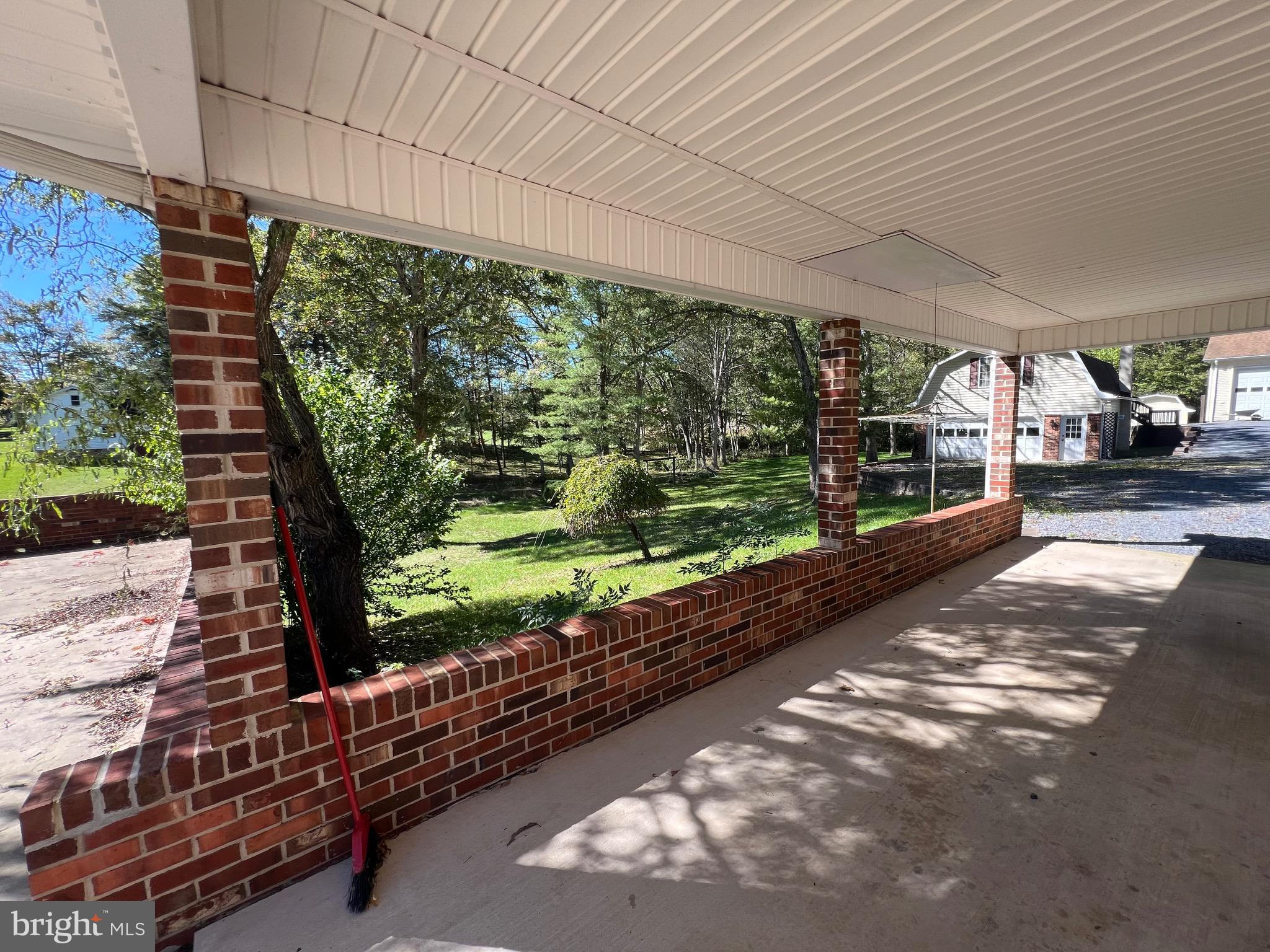 2205 Back Road Woodstock, VA 22664 - Photo 54 of 87 Covered Carport leads to Garage/Shop area