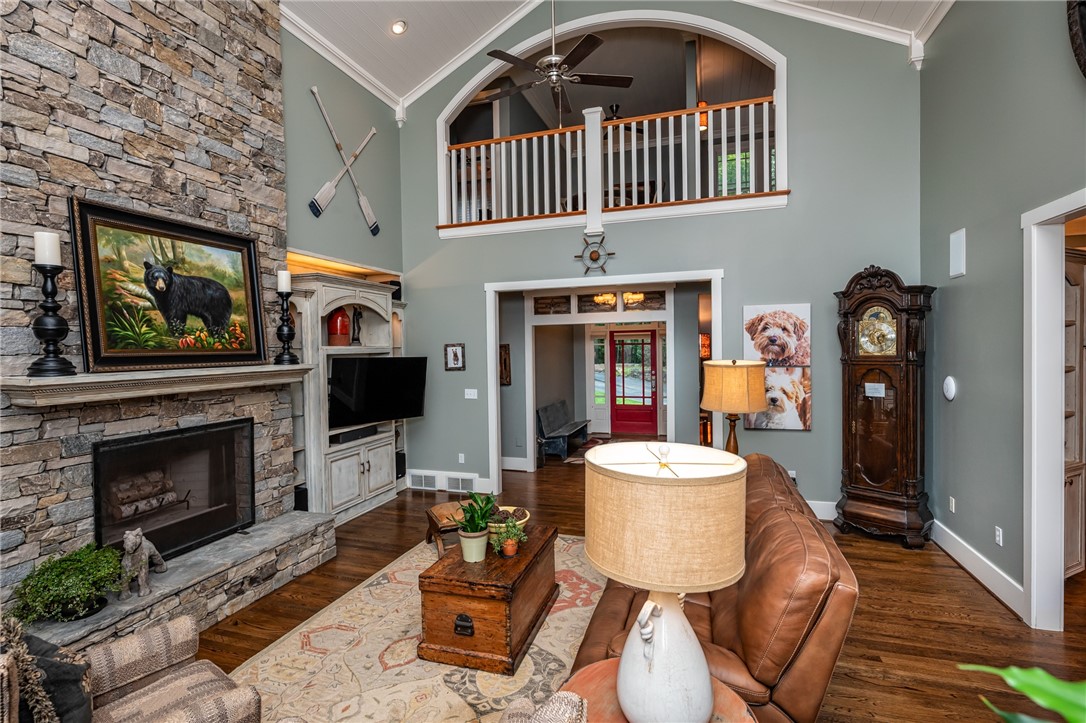 606 Wind Flower Drive Sunset, SC 29685 - Photo 15 of 49 Loft view to lake is amazing. One suite on upper l