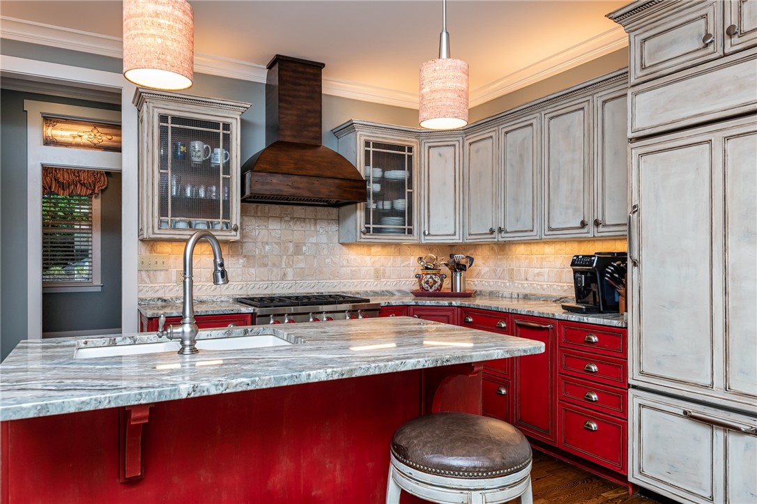 606 Wind Flower Drive Sunset, SC 29685 - Photo 18 of 49 New gas cooktop and hood