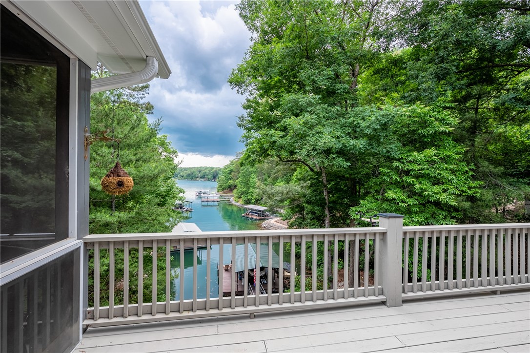 606 Wind Flower Drive Sunset, SC 29685 - Photo 22 of 49 Open deck enjoys views to main channel