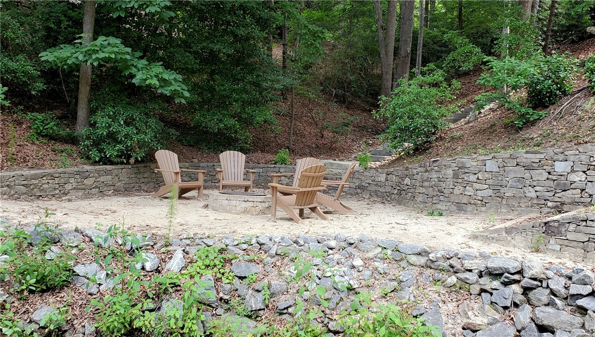 606 Wind Flower Drive Sunset, SC 29685 - Photo 24 of 49 Hang out at the firepit!