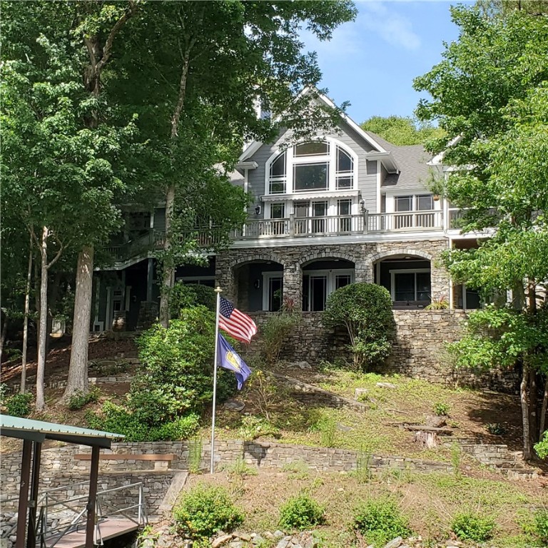 606 Wind Flower Drive Sunset, SC 29685 - Photo 4 of 49 Lake side curb appeal