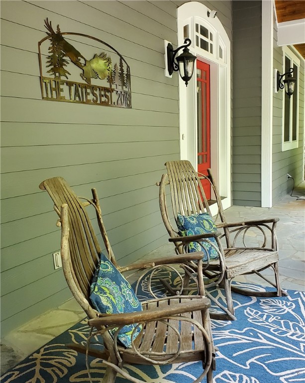 606 Wind Flower Drive Sunset, SC 29685 - Photo 7 of 49 Front porch secluded from the road