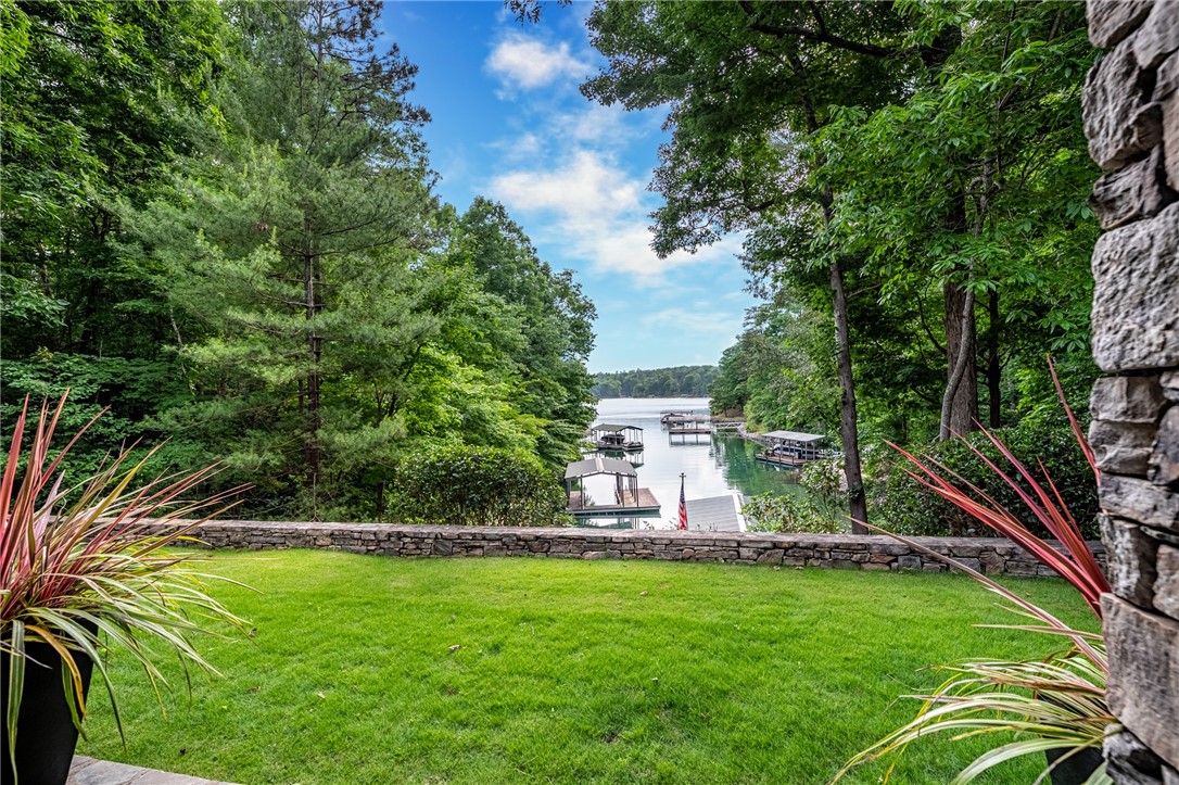 606 Wind Flower Drive Sunset, SC 29685 - Photo 10 of 49 Level grass terrace off patio