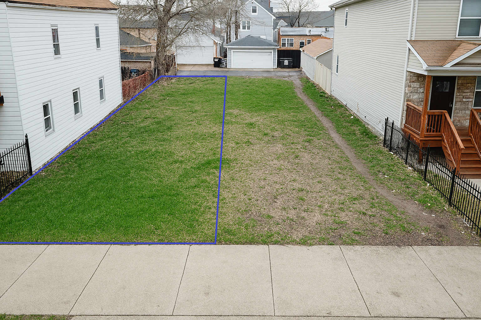 2457 West 46th Place Chicago, IL 60632 - Photo 5 of 9 a view of backyard with seating area