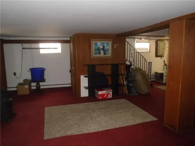 a bathroom with a sink mirror and vanity