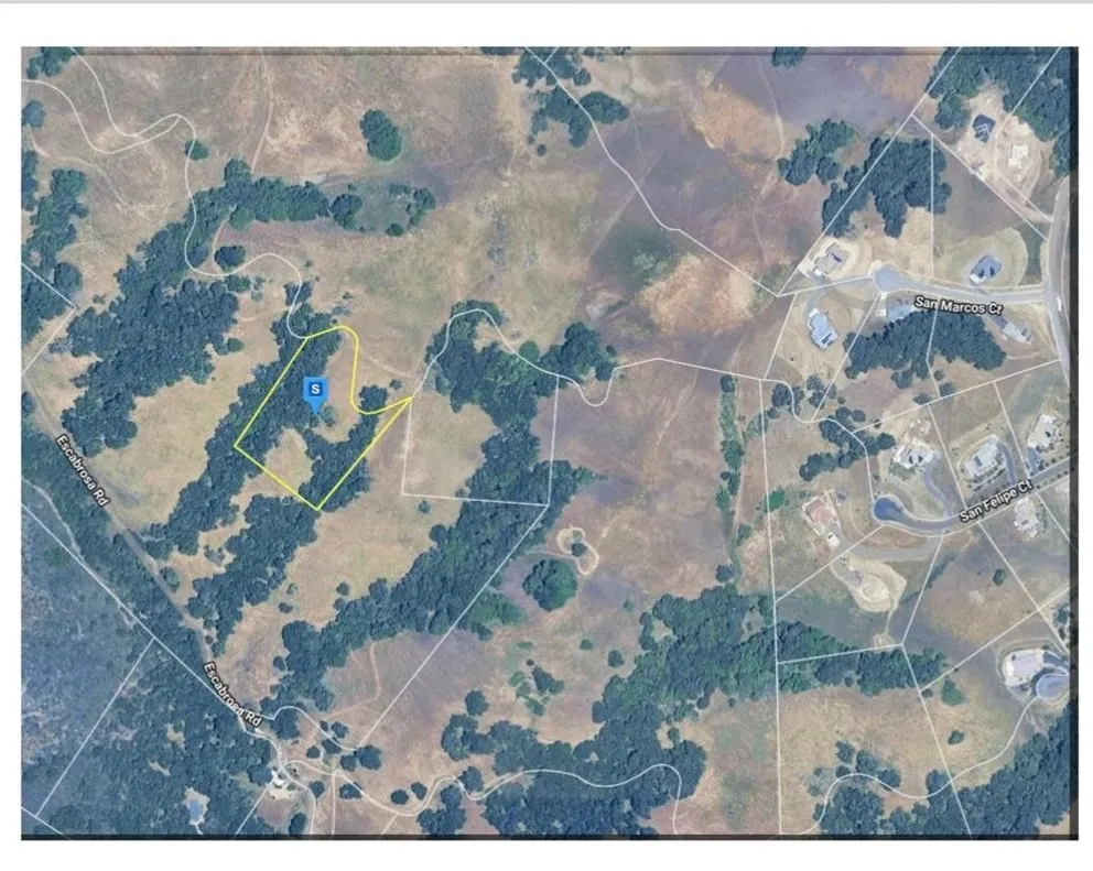 0 San Felipe Road Atascadero, CA 93422 - Photo 2 of 3 an aerial view of a house with a yard and a large tree