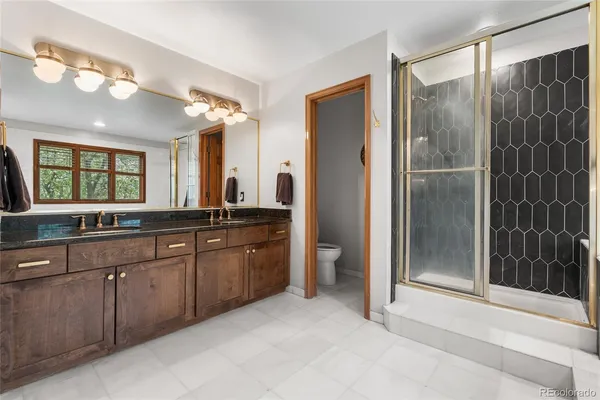a white bath tub sitting next to a window