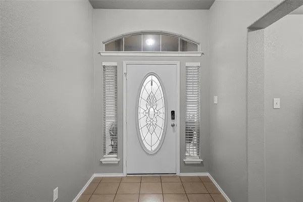 a view of dining space in a house