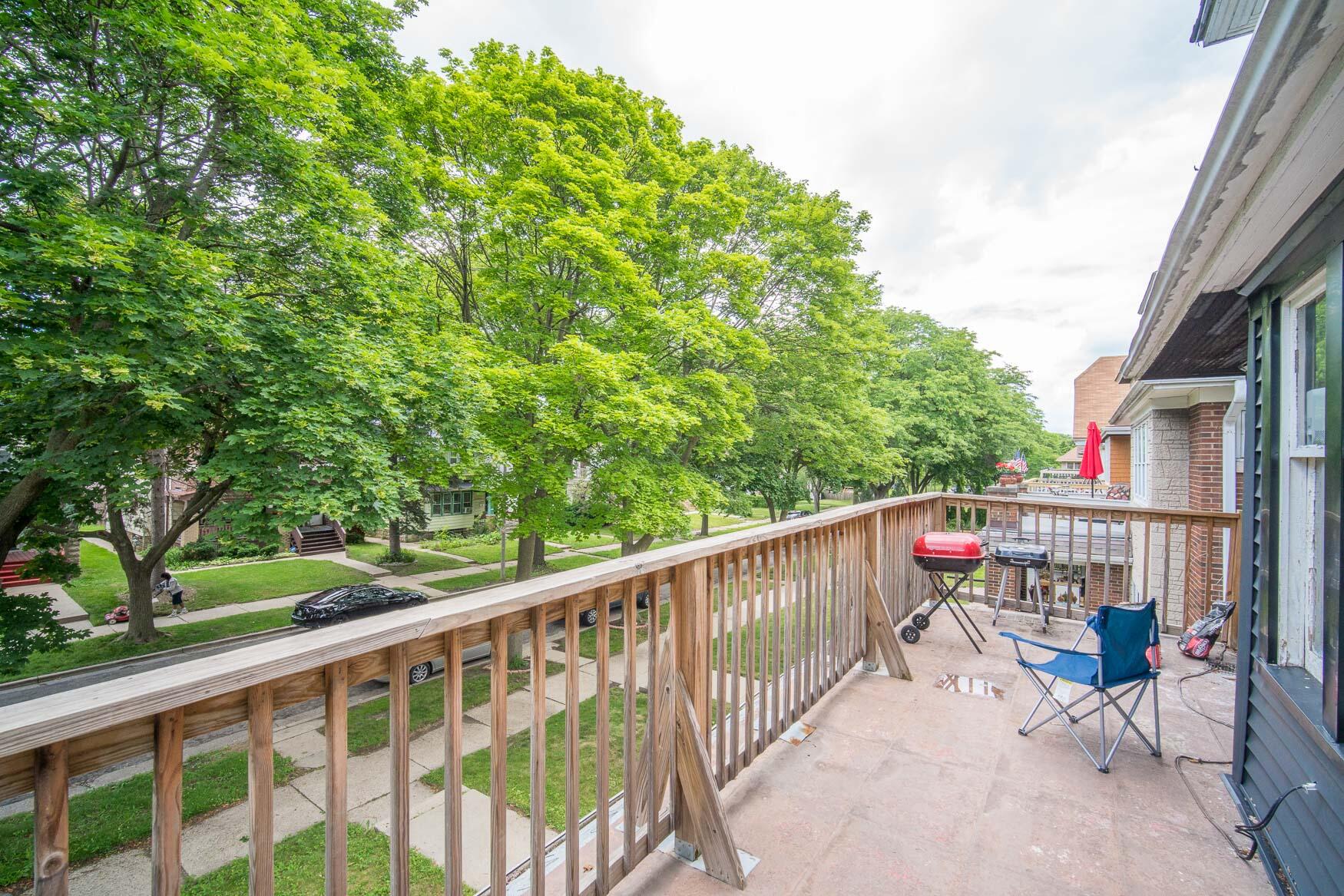 2808 North 48th Street, Unit 2810 Milwaukee, WI 53210 - Photo 18 of 19 Balcony