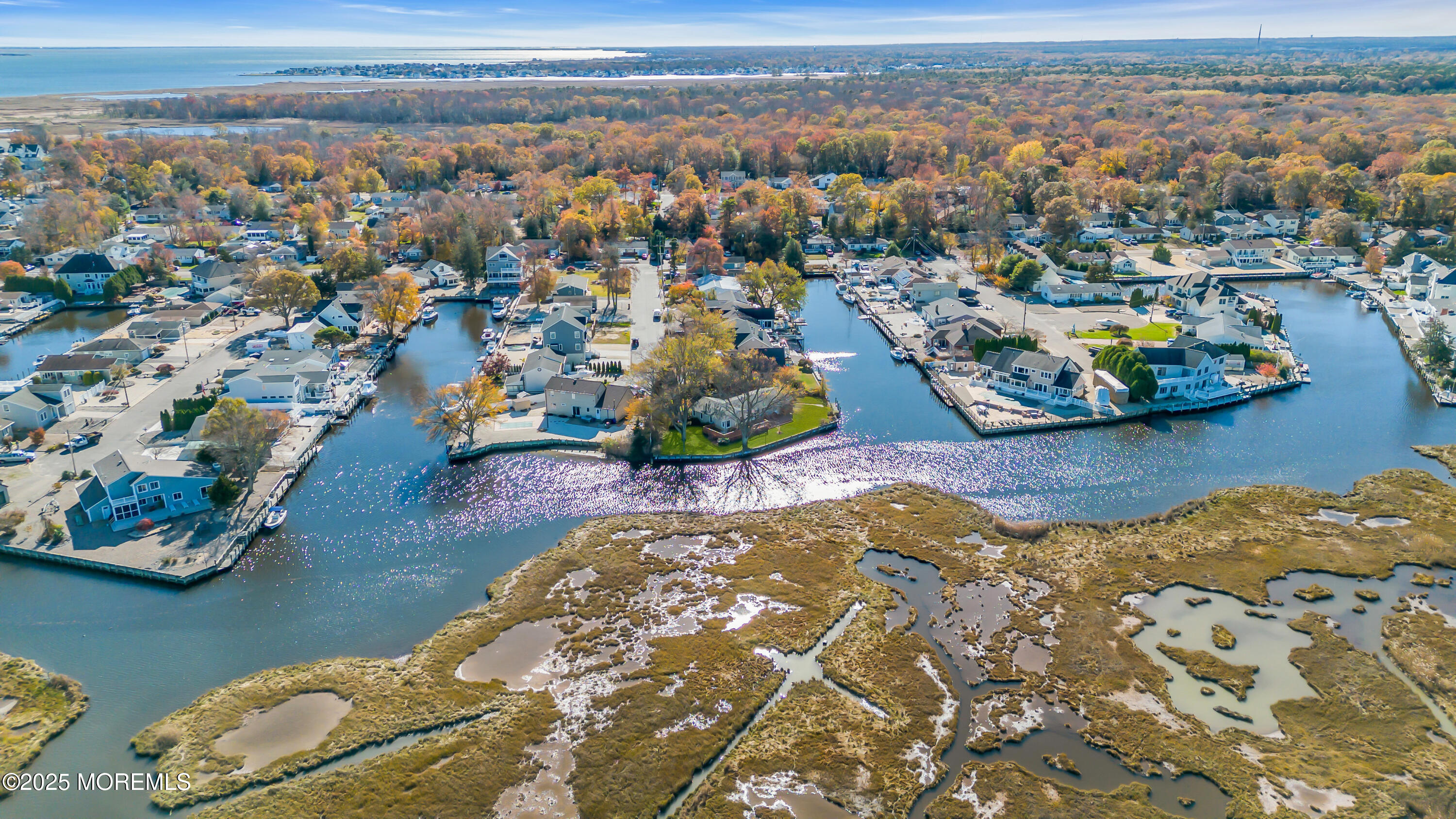 607 Ranger Drive Forked River, NJ 08731 - Photo 33 of 38 an aerial view of residential houses with outdoor space