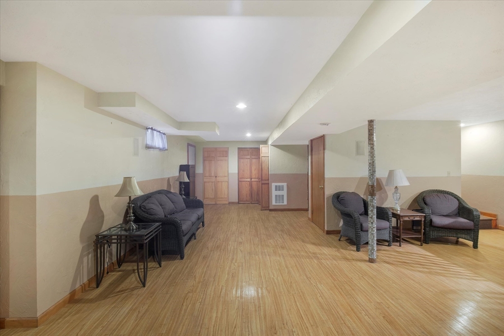 195 High Street Randolph, MA 02368 - Photo 32 of 42 a living room with furniture and a wooden floor