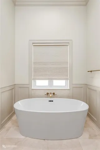 a bathroom with a double vanity sink and mirror