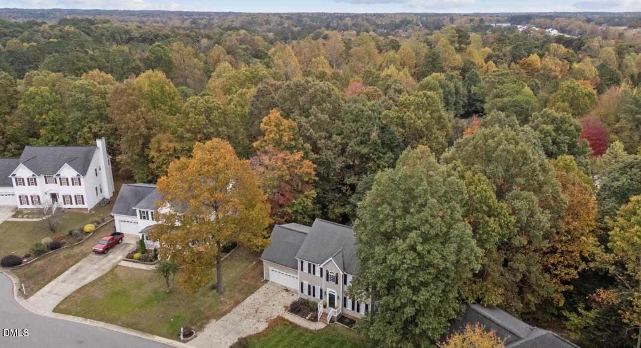 3616 Dewing Drive Raleigh, NC 27616 - Photo 24 of 25 an aerial view of residential house with outdoor space