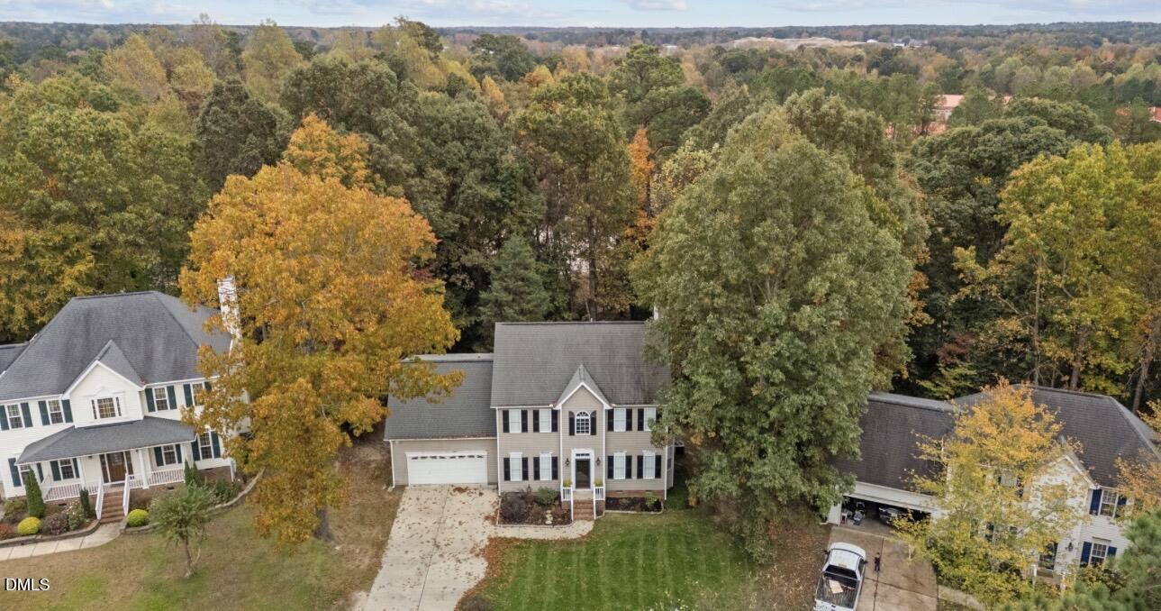 3616 Dewing Drive Raleigh, NC 27616 - Photo 25 of 25 an aerial view of a house