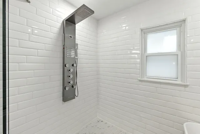 a bathroom with a white sink