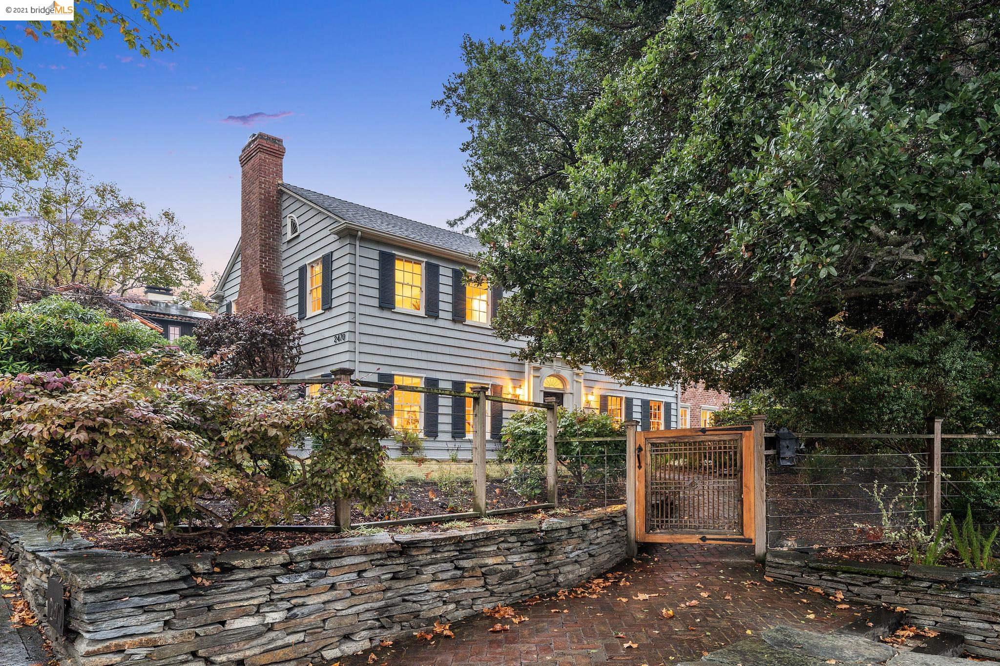 2470 Cedar Street Berkeley, CA 94708 - Photo 1 of 1 a front view of a house with garden