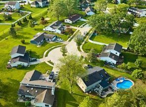 1300 Old Base Road Aurora, TX 76078 - Photo 27 of 27 an aerial view of residential houses with outdoor space and swimming pool