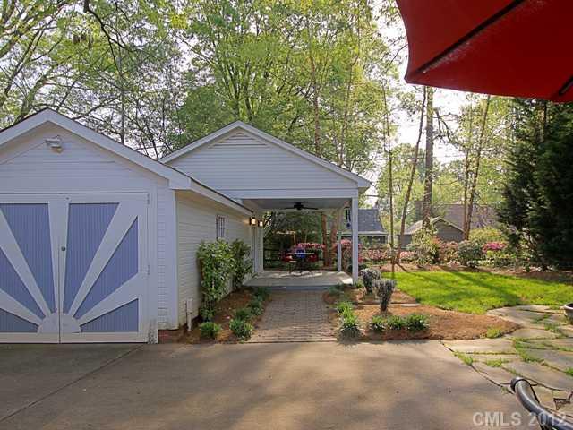 2012 Club Road Charlotte, NC 28205 - Photo 15 of 15 a front view of a house with garden