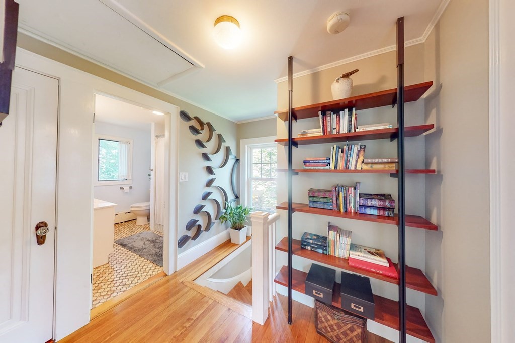 29 Hutchins Road Medford, MA 02155 - Photo 18 of 34 a view of a hallway with workspace and entryway