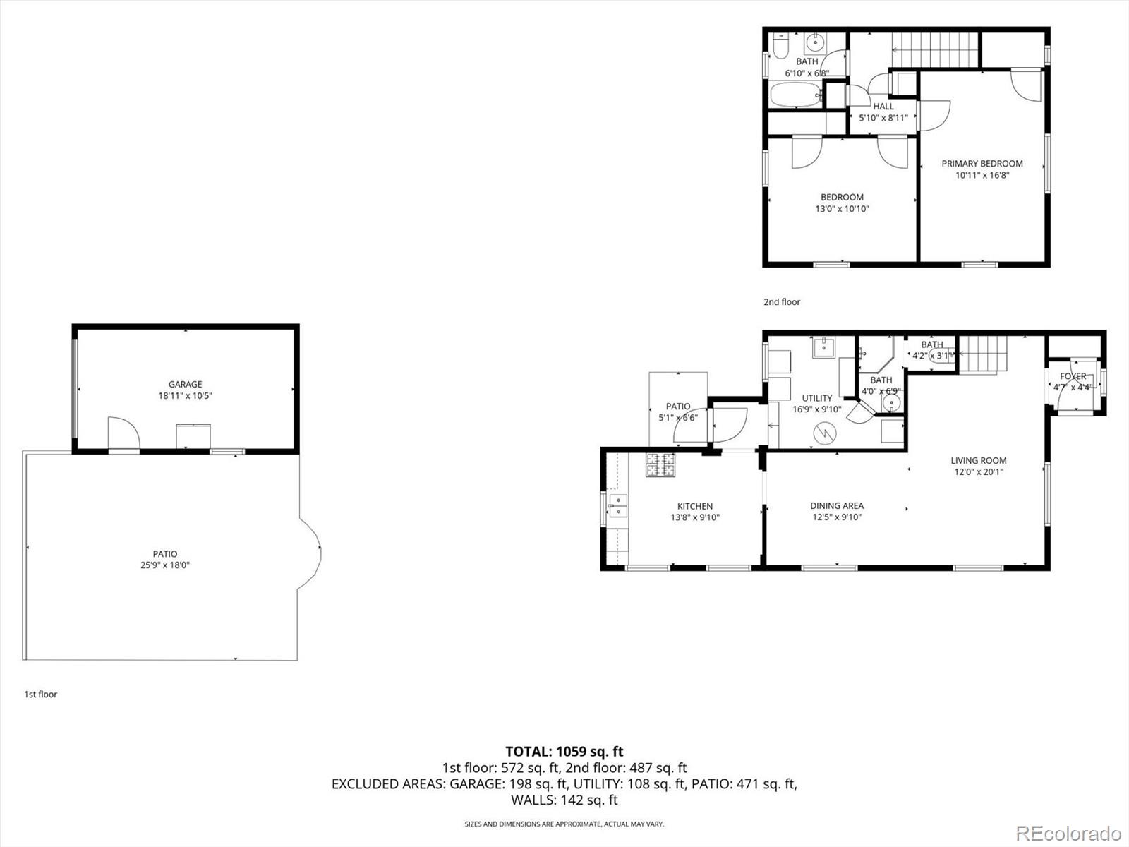 2053 Quitman Street Denver, CO 80212 - Photo 39 of 39 a picture of a floor plan
